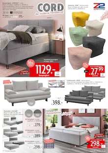 Bett im Zurbrüggen Prospekt "unschlagbar günstig!" mit 8 Seiten (Bremerhaven)