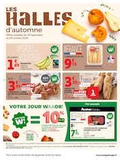 Promos Viande dans le catalogue "LES HALLES d'automne" de Auchan Hypermarché Viande en promo dans le catalogue Auchan Hypermarché à la page 2