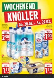 Adelholzener Angebot im aktuellen EDEKA Prospekt auf Seite 22