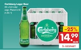 Lager Beer Angebote von Carlsberg bei Netto Marken-Discount Mittweida für 14,99 €