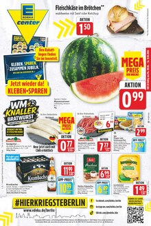 Bier Angebot im E center Prospekt, gültig von 08.06.2026 bis 13.06.2026 Bier Angebot im aktuellen E center Prospekt auf Seite 1