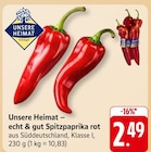 EDEKA Stegen - echt & gut Spitzpaprika rot Angebot im Prospekt echt & gut Spitzpaprika rot bei EDEKA im Stegen Prospekt für 2,49 €