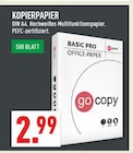 Basic Pro Office-Paper von go copy für 2,99 € bei Marktkauf im Angebot Basic Pro Office-Paper von go copy im aktuellen Marktkauf Prospekt
