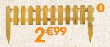 Bordure en pin à 2,99 € dans le catalogue B&M