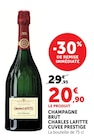 Champagne Brut Cuvée Prestige - Charles Lafitte - U Express à Limoges Champagne Brut Cuvée Prestige - Charles Lafitte en promo chez U Express Limoges à 20,90 €
