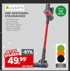 2in1 Akkuhand-Staubsauger im Angebot bei Marktkauf in Ulm 2in1 Akkuhand-Staubsauger Angebote von Juskys bei Marktkauf Ulm für 49,99 €