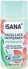 Nagellackentferner Acetonhaltig oder Acetonfrei von Isana für 0,69 € bei Rossmann im Angebot Nagellackentferner Acetonhaltig oder Acetonfrei von Isana im aktuellen Rossmann Prospekt