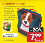 Kindergarten-Rucksack von  im aktuellen Netto Marken-Discount Prospekt für 7,99 €
