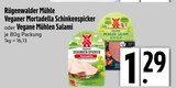 Veganer Mortadella Schinkenspicker von Rügenwalder Mühle im aktuellen E xpress Prospekt für 1,29 €