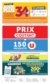 Catalogue U Express de la semaine "U Express" avec 2 pages, valide du 18/08/2026 au 30/08/2026 pour Vandœuvre-lès-Nancy et alentours Prospectus U Express de la semaine "U Express" avec 2 pages, valide du 18/08/2026 au 30/08/2026 pour Vandœuvre-lès-Nancy et alentours
