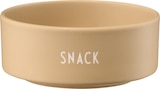 Schüssel aus Porzellan "SNACK", beige (12x6 cm) im Angebot bei dm-drogerie markt in Siegen Schüssel aus Porzellan "SNACK", beige (12x6 cm) Angebote von DESIGN LETTERS bei dm-drogerie markt Siegen für 22,95 €