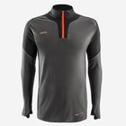 Damen/Herren Fussball Sweatshirt 1/2 Zip - Viralto Axton grau/schwarz im aktuellen DECATHLON Prospekt
