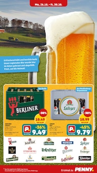 Bier im aktuellen Penny Prospekt (Rostock) Bier im Penny Prospekt "Wer gĂĽnstig will, muss Penny." mit 47 Seiten (Rostock)