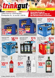 Trinkgut Prospekt "Aktuelle Angebote", 4 Seiten, 30.06.2025 - 30.06.2025 Aktueller Trinkgut Prospekt, "Aktuelle Angebote", mit Angeboten der Woche, gĂŒltig von 30.06.2025 bis 30.06.2025
