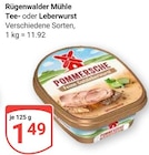 Tee- oder Leberwurst im Angebot bei GLOBUS in Castrop-Rauxel Tee- oder Leberwurst Angebote von Rügenwalder Mühle bei GLOBUS Castrop-Rauxel für 1,49 €