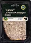 Promo Pâté de campagne breton "1930" Igp à 3,79 € dans le catalogue Intermarché à Erdeven