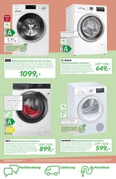Waschmaschine im EP: Prospekt "volle Waschkraft für wenig Pulver." auf Seite 2