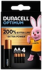 Optimum 4x AA oder Lithium 2032 Knopfzelle Angebote von Duracell bei REWE Lehrte für 4,99 €