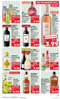 Gin im Kaufland Prospekt "Hier bin ich richtig" mit 56 Seiten (Fürth)