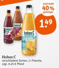 Aktuelles Hohes C Angebot bei tegut in Jena ab 1,49 €