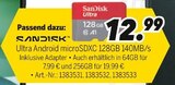 MEDIMAX Werneuchen - SANDISK Angebot im Prospekt SANDISK bei MEDIMAX im Werneuchen Prospekt für 7,99 €
