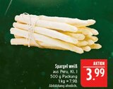 Spargel weiß im Angebot bei Marktkauf in Hof Spargel weiß Angebote bei Marktkauf Hof für 3,99 €