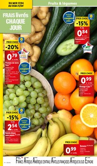 Prospectus Lidl de la semaine "Italiamo" avec 2 pages, valide du 17/04/2024 au 23/04/2024 pour Madière et alentours