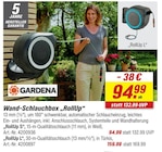 Wand-Schlauchbox RollUp S von Gardena im aktuellen toom Baumarkt Prospekt für 94,99 €
