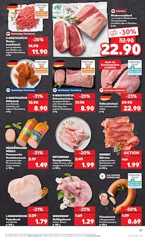 Roastbeef im Kaufland Prospekt "Aktuelle Angebote" mit 58 Seiten (Heilbronn)