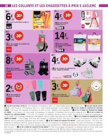 Promotion Slip Homme dans le prospectus E.Leclerc, valable du 24/02/2026 au 07/03/2026 Promo Slip Homme dans le catalogue E.Leclerc du moment à la page 46