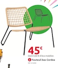 Fauteuil bas Cordea - Mr. Bricolage à Saint-Nazaire Fauteuil bas Cordea en promo chez Mr. Bricolage Saint-Nazaire à 45,00 €