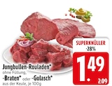 Jungbullen-Rouladen im EDEKA Prospekt Jungbullen-Rouladen von im aktuellen EDEKA Prospekt für 1,49 €
