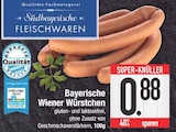 Bayerische Wiener Würstchen von Stübayerische Fleischwaren im aktuellen EDEKA Prospekt für 0,88 €