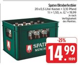 Oktoberfestbier im Angebot bei E center in Würzburg Oktoberfestbier Angebote von Spaten bei E center Würzburg für 14,99 €
