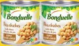Pois chiches très peu de jus - BONDUELLE en promo chez Intermarché Pois chiches très peu de jus - BONDUELLE dans le catalogue Intermarché