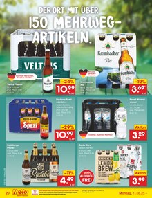 Wasser im Netto Marken-Discount Prospekt "Aktuelle Angebote" mit 59 Seiten (Duisburg)