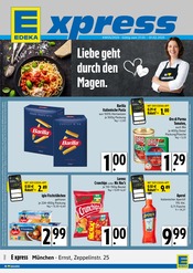 Aktueller E xpress Supermarkt Prospekt in Feldkirchen und Umgebung, "Liebe geht durch den Magen" mit 4 Seiten, 27.01.2025 - 01.02.2025