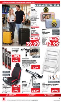 Koffer im Kaufland Prospekt "Hier bin ich richtig" mit 75 Seiten (Mönchengladbach)