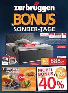 Rumpsteak im Zurbrüggen Prospekt "BONUS SONDER-TAGE" mit 46 Seiten (Bremen)