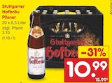 Netto Marken-Discount Dietenheim - Pilsner Angebot im Prospekt Pilsner bei Netto Marken-Discount im Dietenheim Prospekt für 10,99 €