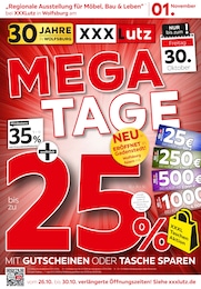 XXXLutz Prospekt für Haldensleben mit 4 Seiten XXXLutz Prospekt für Haldensleben: "MEGA-TAGE", 4 Seiten, 24.10.2026 - 01.11.2026