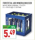 Aktuelle Mineralwasser Angebote bei Marktkauf in Essen Aktuelles Forstetal 600 Mineralwasser Angebot bei Marktkauf in Essen ab 5,49 €