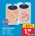 Aktuelle Wurst Angebote bei Netto Marken-Discount in Dresden Aktuelles Wurst Aufschnitt Angebot bei Netto Marken-Discount in Dresden ab 1,19 €