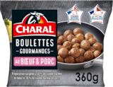 BOULETTES GOURMANDES BŒUF & PORC CHARAL - CHARAL en promo chez Auchan Hypermarché Agen à 3,49 €