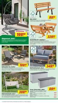 Gartensitzmöbel im toom Baumarkt Prospekt "Respekt, wer's selber macht." mit 26 Seiten (Essen)