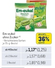 Em-eukal ohne Zucker Angebote bei Metro Lingen für 1,25 €