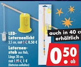 LED-Laternenlicht für 0,50 € bei Mäc-Geiz im Angebot LED-Laternenlicht im aktuellen Mäc-Geiz Prospekt