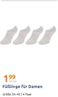 Füßlinge für Damen für 1,99 € bei Action im Angebot Füßlinge für Damen im aktuellen Action Prospekt