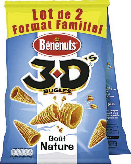 3D’S Bugles goût nature