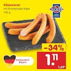 Netto Marken-Discount Pocking - Käsewiener Angebot im Prospekt Käsewiener bei Netto Marken-Discount im Pocking Prospekt für 1,11 €